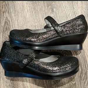Alegria Flair Pewter Florette Shoes